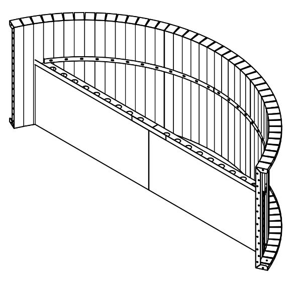 6' Radius Steel Sundeck 48"